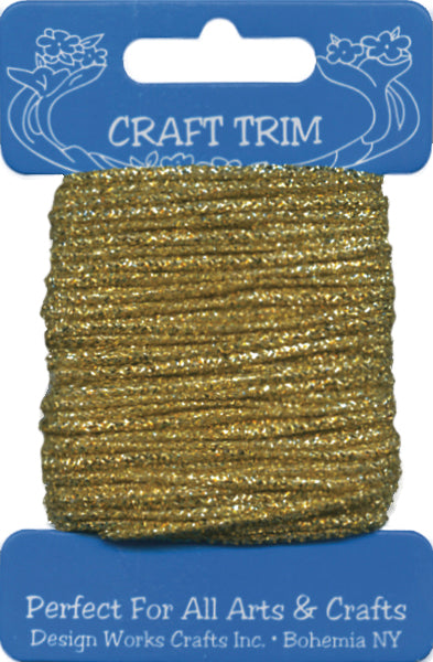 Gold Glitter Crafting Cord