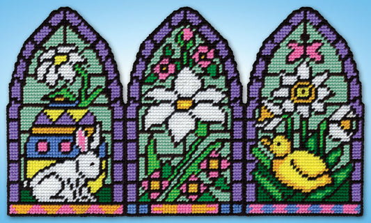 Stained Glass Easter Wall Hanging